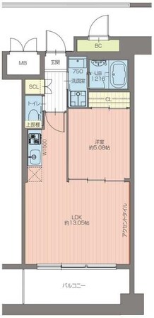 プレジオ西宮今津の物件間取画像